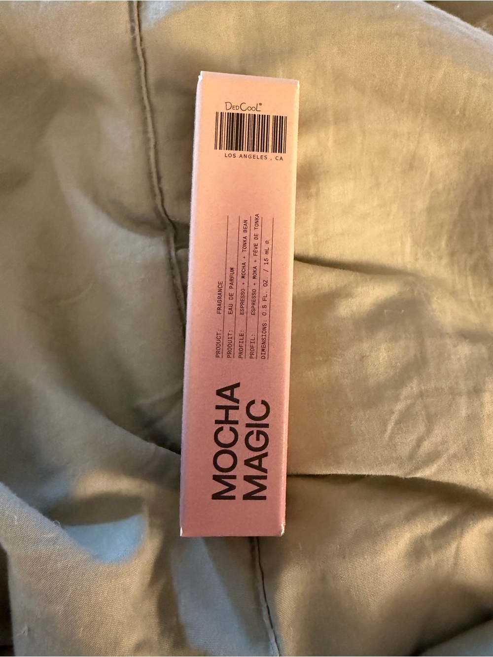 DedCool’s newest skin scent, Mocha Magic. Travel size. NIB